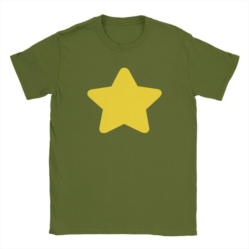 Casual Stevens Universes Tshirt Unisex Round Collar Pure Cotton T Shirt Star Short Sleeve Tee Shirt Printed Tops