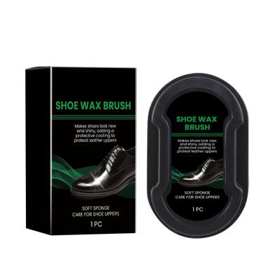 1pcs Multifunctional Double-Faced Shoe Polish Colorless Light Shoes Rub Leather Care Oil Sponge Shoe Wax Black Shoes Brush