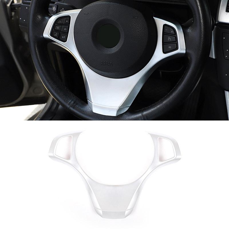ABS Carbon Fiber Texture Car-styling Interior Steering Wheel Trim Cover For BMW X3 E83 2006 2007 2008 2009