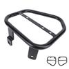 Motorcycle Side Trunk Bag Bracket Extra Storage Iron Motorcycle Side Mount Luggage Shelf for Scrambl