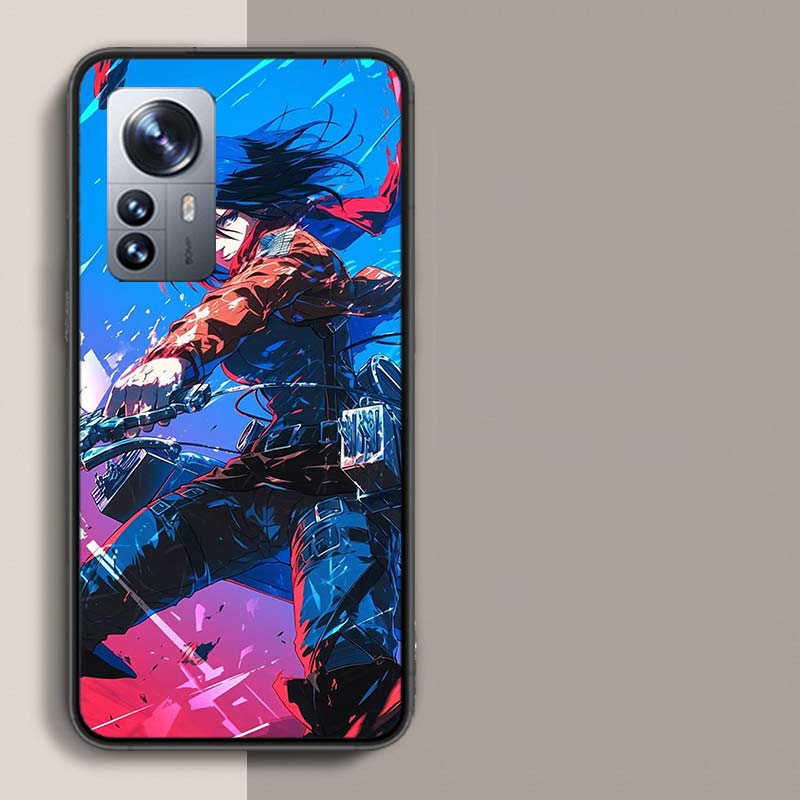 

Character MIKASA Phone Case For Redmi Note 15 Pro 5G 14 13 12 Pro Plus 11 11T 11E 11S 10 Pro 10S 9 9S Cover Cell Clear with Suit Redmi Note 11E 5G