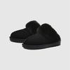 [Maßgeschneidert Damen] 2,5cm Plateau Leder Pelz Hausschuh Nina [CW0058BK] [Versand aus Korea] 100% Original
