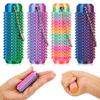 4 Pack Fidget Toys for Adults and Teens, 3D Printed Sensory Keychain for Stress and Pain Relief
