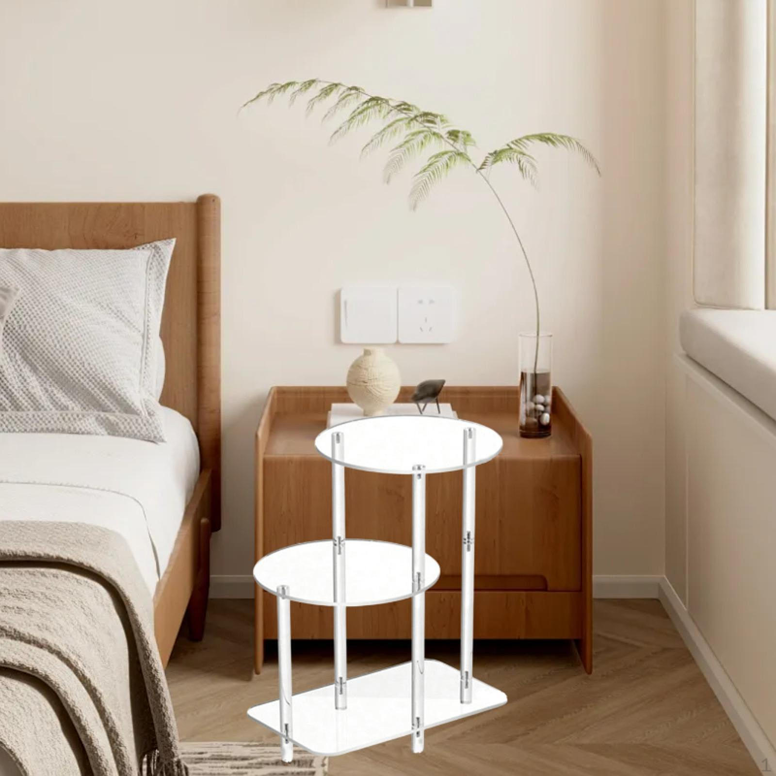 

Акриловые витрины, приставные столики, компактные, современные, 3-х уровневые, для кухни, офиса, конфеты Round