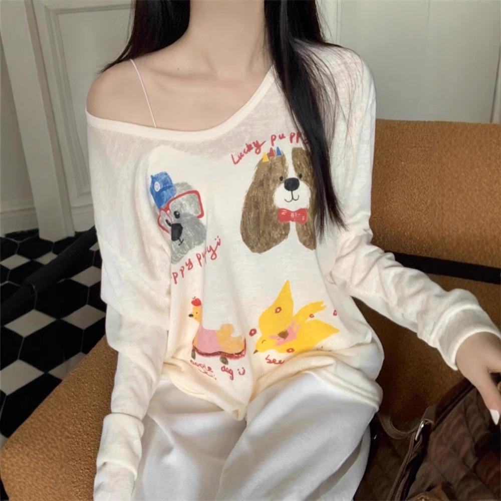 

Women s Long Sleeve Sun Protection Cardigan - Spring Fashion, Loose Lazy Design XXL