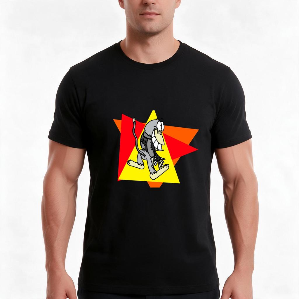 Mr Baboon Tshirt Summer Casual Cotton Tee Oversized Streetwear Tops Vintage Graphic Print Loose Fit Short Sleeve
