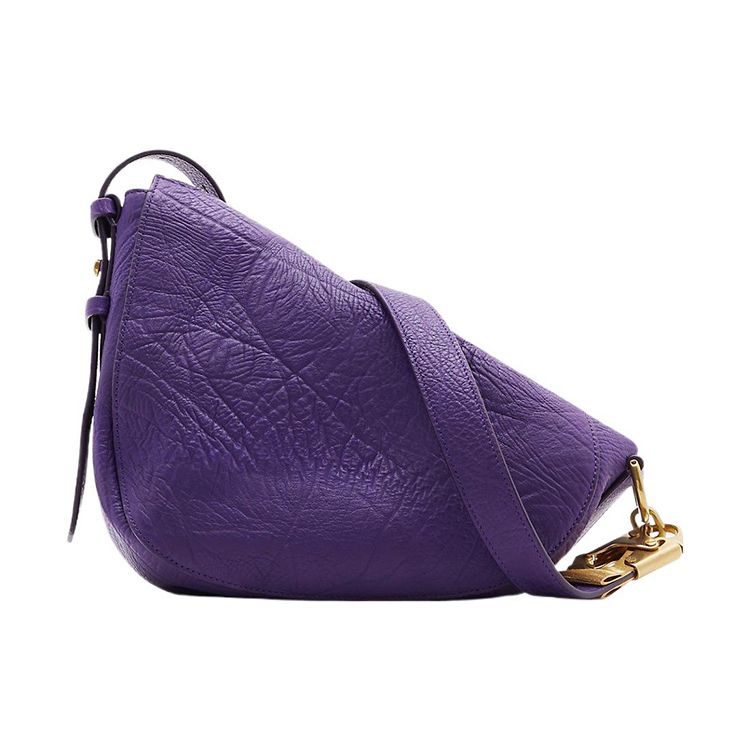 Burberry Knight Adjustable Strap Solid Color Calfskin Tote Shoulder Bag Women bags Purple 80776301