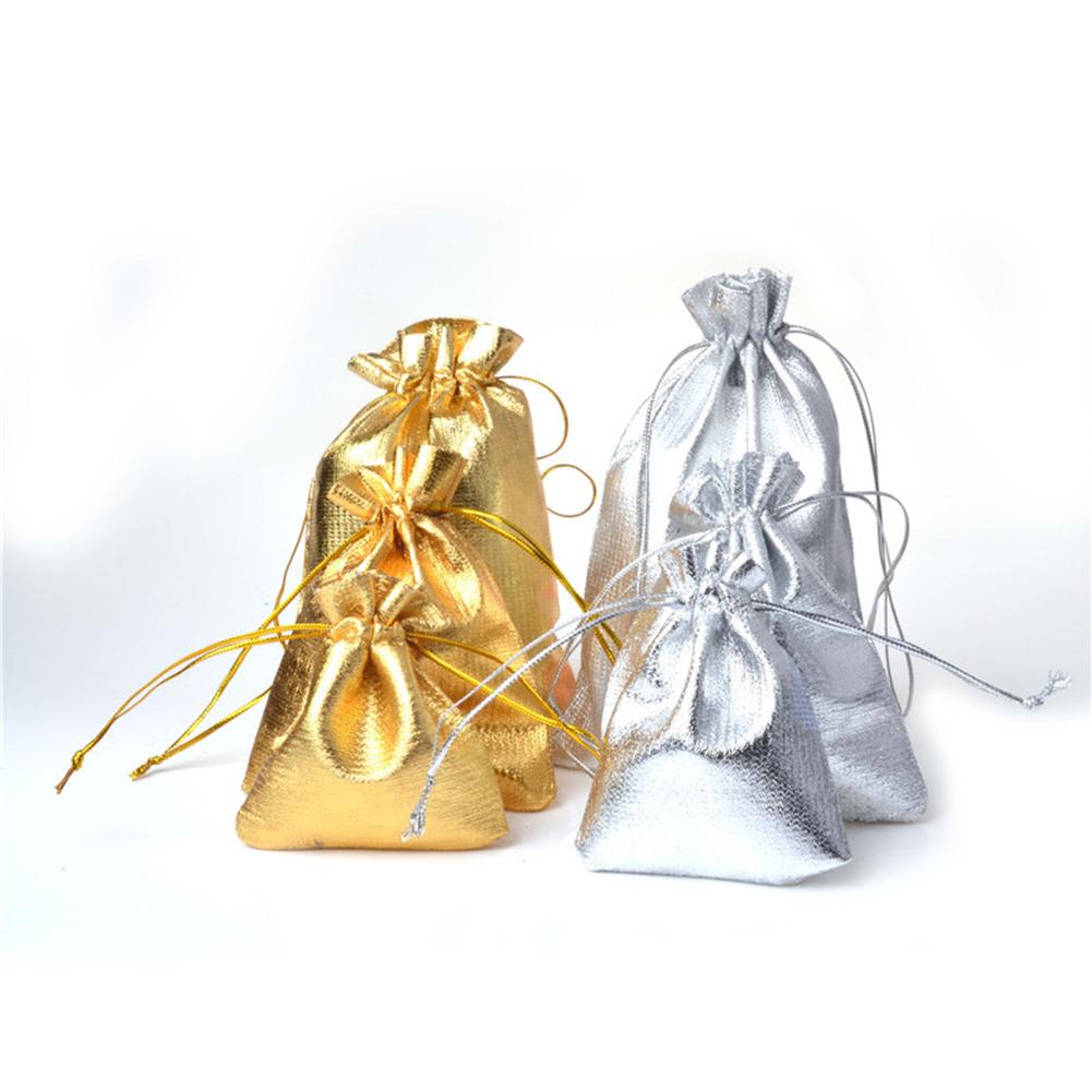 100PCS Drawstring Bags Jewelry Earphone Candy Storage Bag
