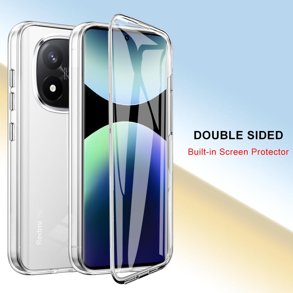 Kryt na telefon pro Xiaomi Redmi Note 14 Pro 5G/Note 14 Pro+ 5G/Poco X7 5G, TPU rám, průhledný akrylový zadní kryt s PET fólií