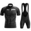 Rcc Poc Men's Cycling Jersey Set Summer Cycling Clothing Mtb Bike Clothing Uniform Maillot Ropa Ciclismo Cycling Suit 2024