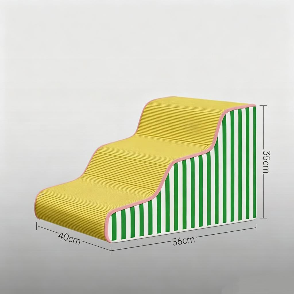 2/3/4 Dogs Pets Puppy Stairs Beside The Sofa Bed Ramp for Dogs Protecting Removable Memory Foam Pet Joint Safety Stairs Elderly