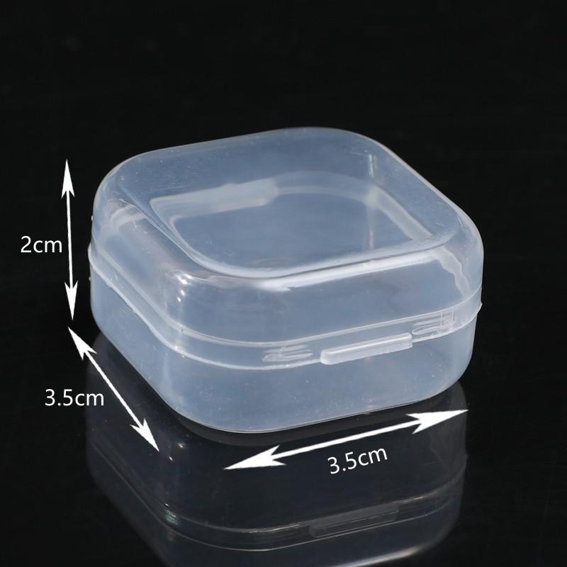 

Small Plastic Packaging Box, Earplug Box, New Material Pp Box, Square Mini Dustproof Transparent Small Box.