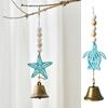 Turtles/Seahorses/Starfishs Wind Chimes Garden Decors Hanging Ornament Windchime for Mediterraneans Themed Home Decors