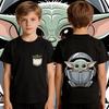 Boys Star Wars Yoda Tshirt Cotton Casual Kids T Shirt Toddler Short Sleeve Summer Clothing for Child