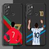 FootBall Number 7 10 Phone Case for Motorola Moto G30 G51 G60S G71 G22 G32 G52 G72 Edge 20 Lite 30 Neo 30 Fusion Cover