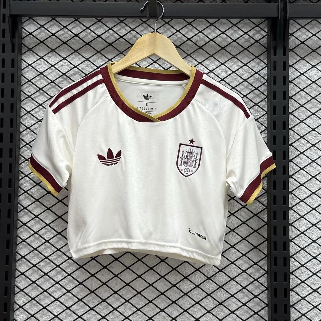 Maglia Mondiali 2026 Donna Versione Fan stesso stile Maglia Calcio, stile corto, crop top