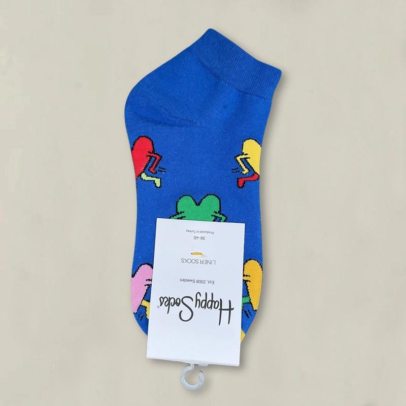 Happy Socks Womens Ankle Cartoon Cute Cotton Low Cut Colorful Casual