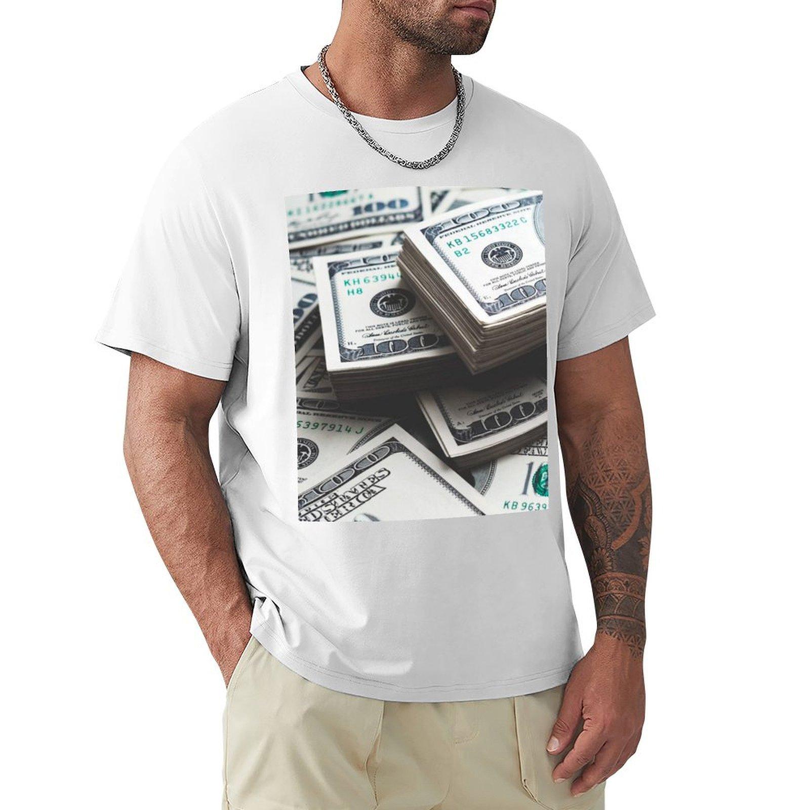 Dollar Dollar Tshirt Classic Crew Neck Cotton Tshirt S