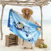Bluey Bingo Adventure Beach Towel Quick-Dry Soft Microfiber Comfortable Lightweight