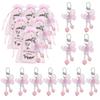 24/30 Stück Schmetterling Anhänger Schmetterling Schlüsselanhänger Geschenk Set Quaste Rosa Schmetterling Schlüsselanhänger Hochzeitsgeschenke