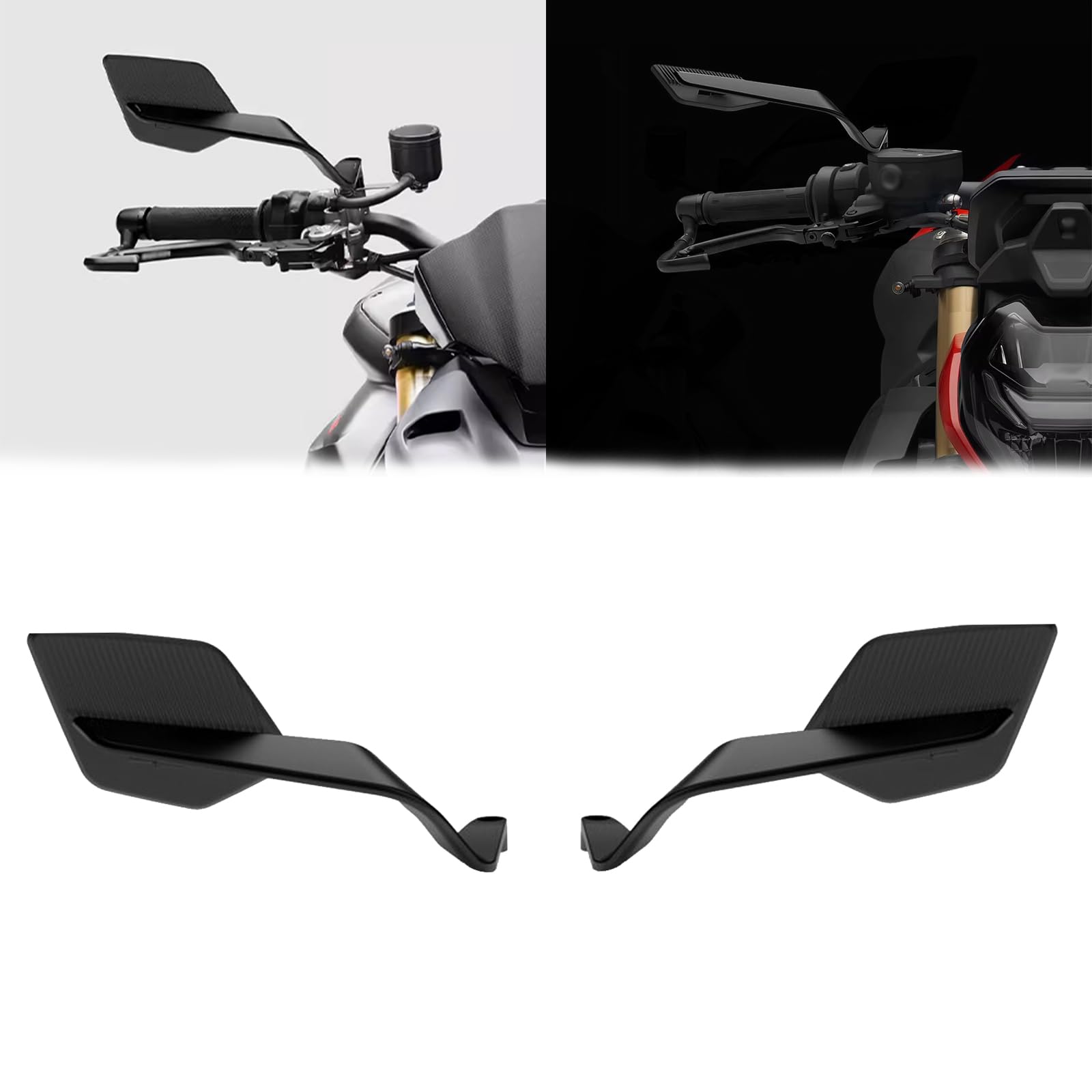 

New Motorcycle Rearview Mirror with Invisible Winglets for 2025 Rebel and CMX1100 CMX and 1100 Rebel CMX500, CMX300, 300, 500, [Used]