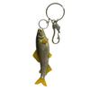 Acrylic Fish Keychain Accessory for Bag Use and Daily Carry, Metal Hook Detail, Fishing Theme Style for Display Placement