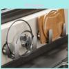 Modern Minimalist Suction Pot Cover And Cutting Board Rack With Wall Mount For Kitchen Organization