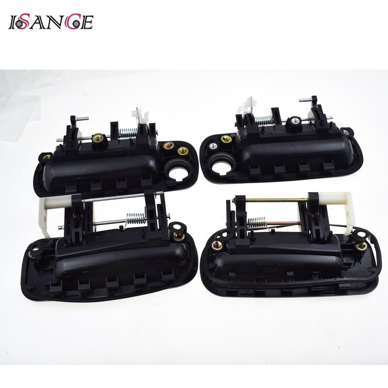 1/2/4 Pc Black Outside Door Handle Front Rear Left Driver or Right Passenger For Toyota Camry 1992 1993 1994 1995 1996 2.2L 3.0L