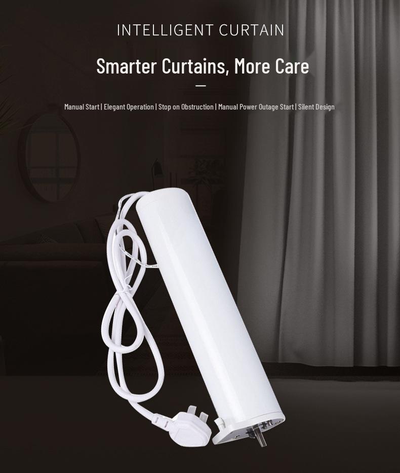 Graffiti Smart WiFi Electric Curtains with Alexa & Xiao Ai Voice Control