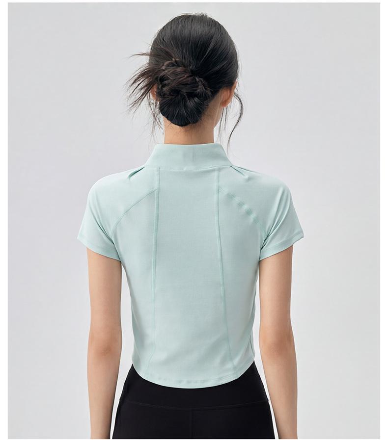 Damen 2026 Schnelltrocknendes Kurzarm Yoga & Pilates T-Shirt