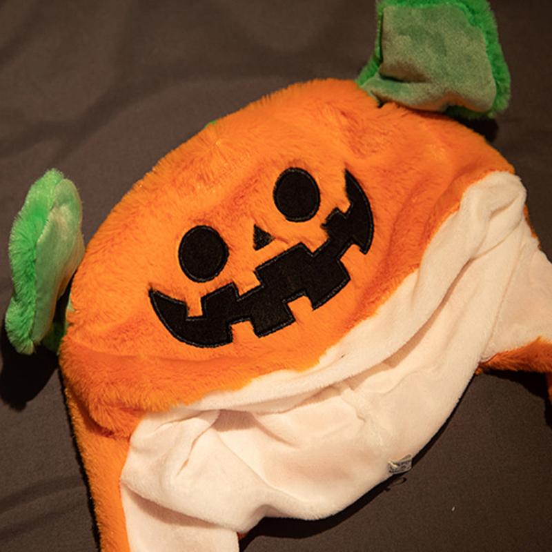 Cappello Divertente Peluche Animale Carino con Orecchie che si Muovono Salterellanti, Cappellino Regalo di Compleanno per Halloween