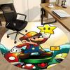 1pc Mario Adventure Office Round Area Rug, Under Office Chairs Bedroom Living Room Home Decor  a1022270