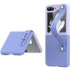 Wristband Kickstand Case for Samsung Galaxy Z Flip5 5G, Blue / Purple