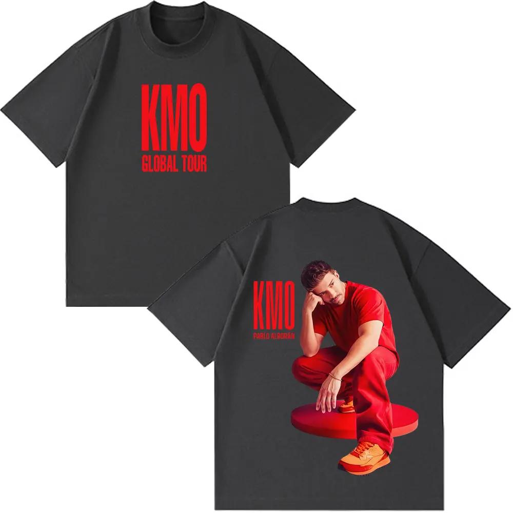 Singer Pablo Alborán Kmo Global Tour 2026 Print Tees Unisex Women Hiphop Tshirts Shortsleeved Loose Casual TShirts Streetwear