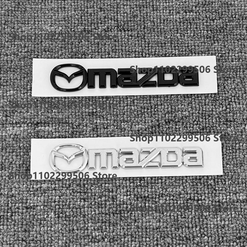 For Mazda CX30 50 60 70 80 90 CX3 CX5 7 CX8 9 Mazda2 3 6 5 8 RX7 MX5 Sticker ABS Trunk Decorative Decal Car Body Fender Emblem a1