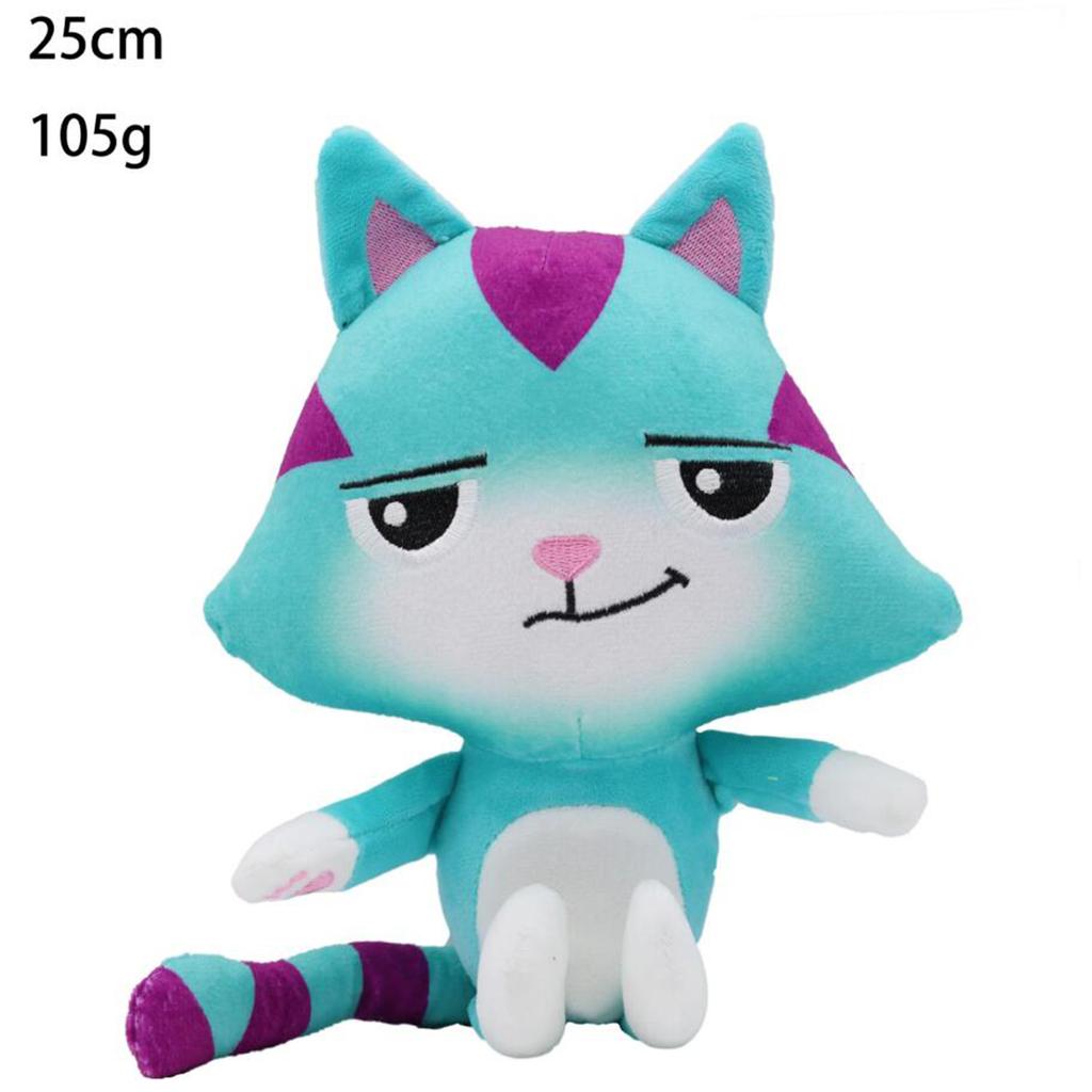 2025 New Style Gabby Dollhouse Plush Toy Mercat Cartoon Stuffed Animals Mermaid Cat Plushie Doll Kids Birthday Christams Gifts