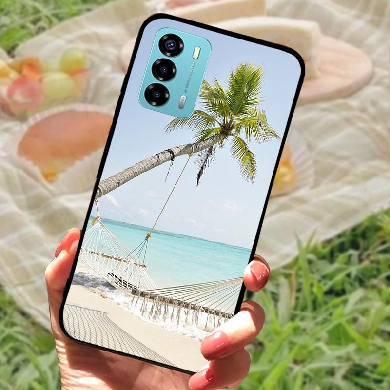 For ZTE Blade V40 Vita Case Marble Cover Shockproof Silicone Phone Cases For ZTE Blade V40 Vita V 40 Vita Back Cover Bumper