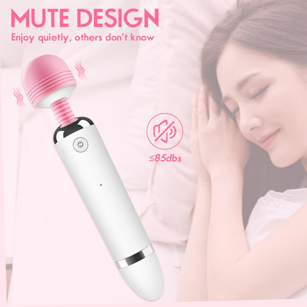 Varita Mágica de Lengua 3 en 1 Vibrador AV Succionador de Pezones Calentador Vibrador Lamedor de Lengua Estimulador de Clítoris Masturbación Sexo