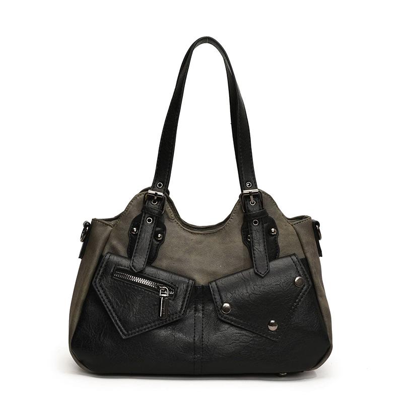 Retro Trendy Shoulder Bags European American High-quality Handbag Fashionable Versatile Tote Bags Simple Personalized Women Bags