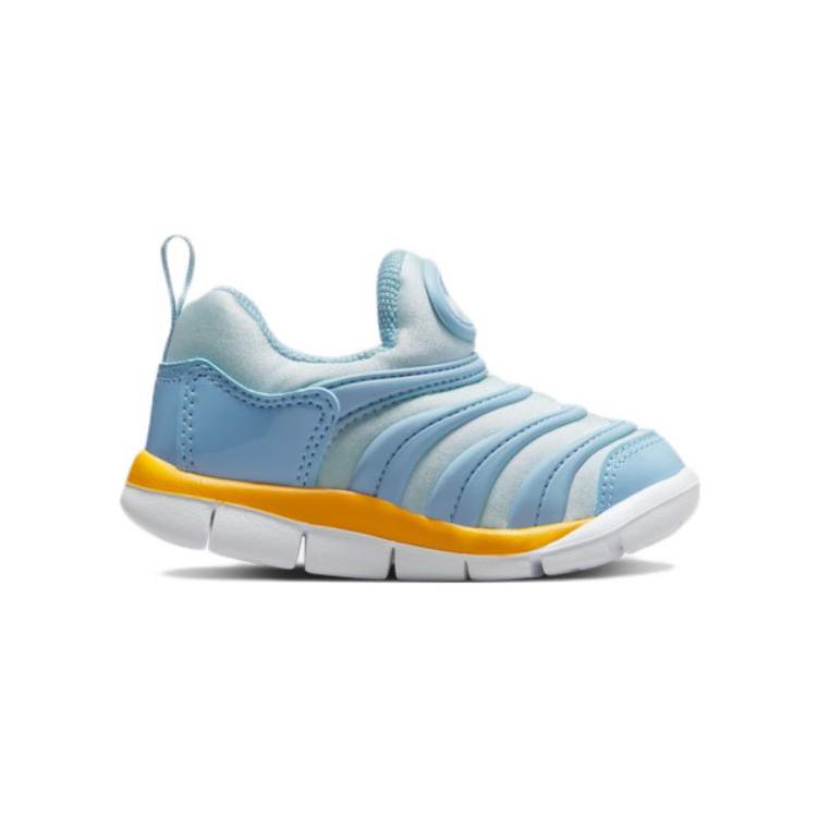 Nike Dynamo Free Slip Resistant Cushioning Abrasion Resistant Low Top Toddler Shoes Blue Infant And Toddler 343938-438