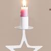 Romantic Stars Candle Holder Vintage Hollow Candle Holders Candlestick Ornament  Candlelight Dinner
