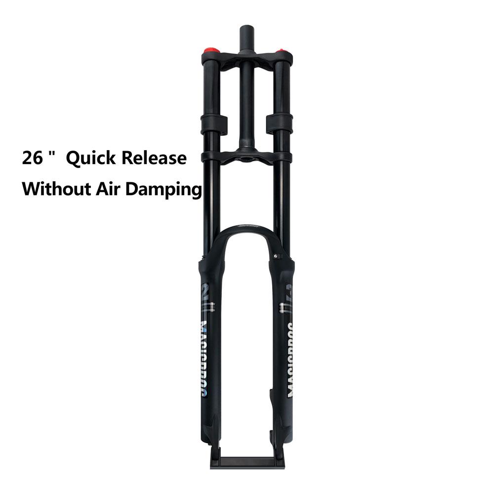 MAGICBROS MG-FK328A Double Shoulder MTB Air Fork 180mm Travel 26/27.5/29" QR/TA Axle 32mm Stanchion Aluminum-Magnesium Alloy