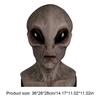 Halloween Alien Maske Maskenballmaske Latex Horror Gesichtsmaske Kreative Alien Gesichtsbedeckung Realistische Alien Kopfmaske für Party Requisiten