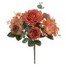 Artificial Flowers Retro Silk Rose Bouquet Hydrangea Peony Vintage Bride Holding Fake Plants Home Wedding Decoration Accessories