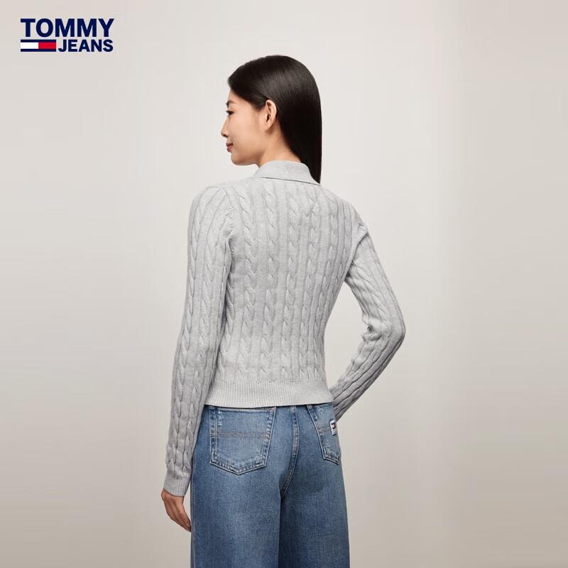 TOMMY JEANS Women's Cotton Cashmere Blend Knit Cardigan