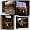 45cm*60cm Window Sticker Christmas Decorative Door Sticker for Christmas Party Static Cling Removable Home Decor Holiday Gifts
