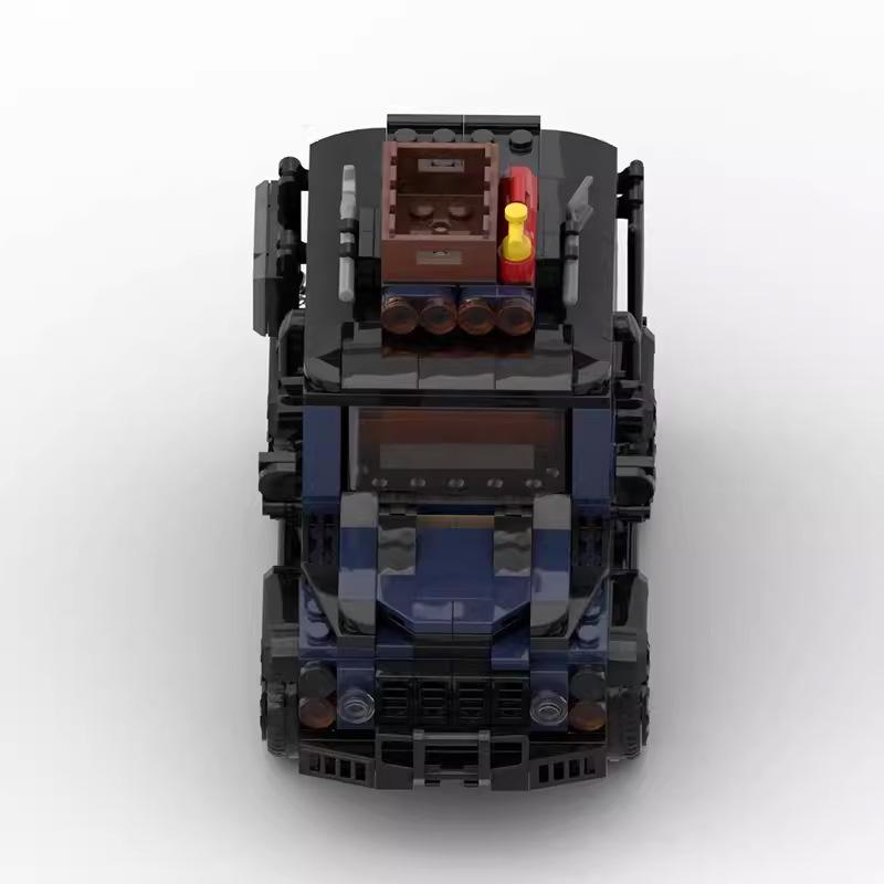 Compatible With Building Blocks MOC Speed Series 8 Grid Car Recorder And Guard Boy Assembled Vehicle Gift