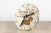 Sealyham Terrier, Welsh Border Terrier, Cowley Terrier - orologio con cane, orologio in legno con incisione, orologio personalizzato di Art-Dog