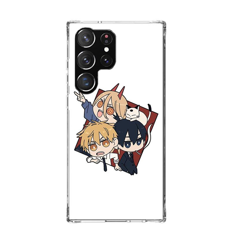 C-Chainsaw Mans Cute Phone Case For Samsung Galaxy S26 S25 Edge S24 S23 FE S22 Ultra S21 Plus S20 + Fundas Cover Coque Galaxy S2