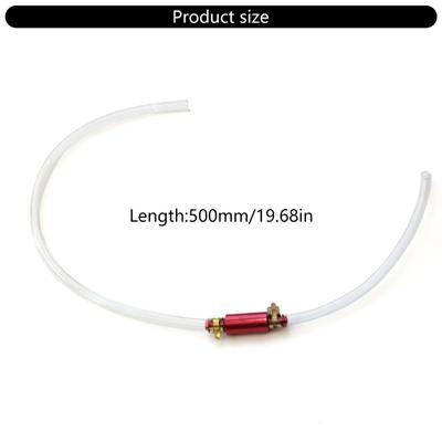 Universelles Bremsenentlüftungsschlauch-Set Einwegventil 6 mm Innendurchmesser Flexibel Langlebigkeit für Auto Motorrad Bremsflüssigkeit Entlüftung
